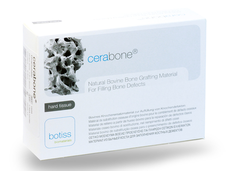 Botiss Cerabone® Bovinní granulát, 0.5 ml, velikost 0.5 – 1.0 mm (1510)