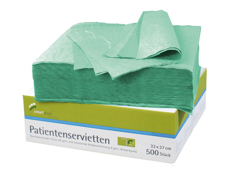 Ochranné roušky pro pacienty Smart, 500ks zelené  (116399)