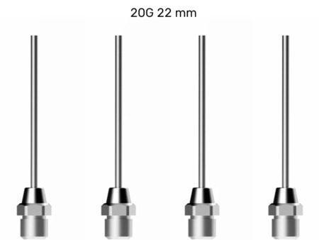 WOODPECKER Fi-G 20G 22 mm jehly pro injektáž gutaperči do kanálku (4ks/bal)