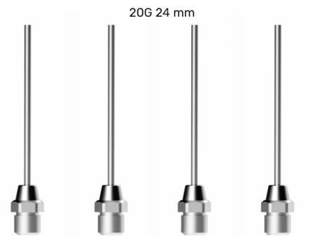 WOODPECKER Fi-G 20G 24 mm jehly pro injektáž gutaperči do kanálku (4ks/bal)