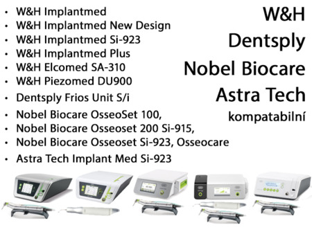 Chladící hadičky W&H Implantmed, W&H Elcomed, W&H Piezomed - kompatabilní, jednorázové (10ks/bal) 270610 