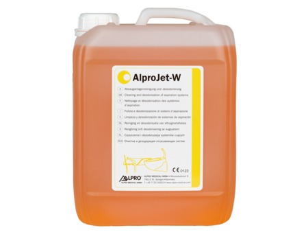 Alpro AlproJet-W 5L vysoce účinný koncentrát dezinfekce pro týdenní údržbu odsávání soupravy,
