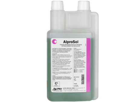 Alpro AlproSol 1L - Vysoce účinný koncentrát pro čistění otiskovacích lžic špachtlí a nástrojů