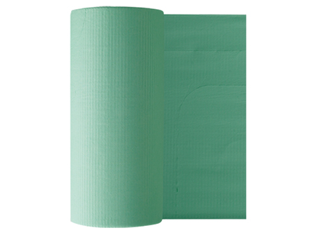 EURONDA Monoart APRON PG30 - Ochranný voděodolný papírový plášť pro pacienta, 610x530mm 80ks/role světle zelený