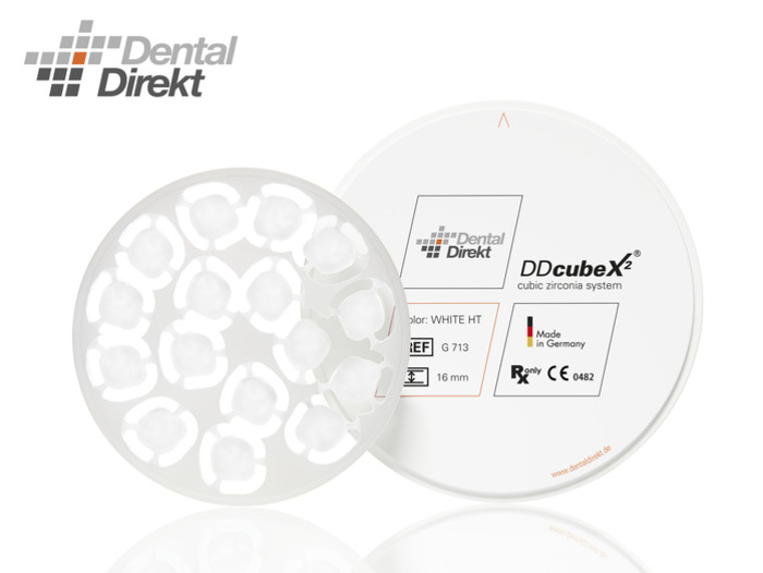 DD cubeX²® Bílý, super vysoce translucentní zirkon, 10mm (G 710)