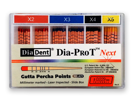 DiaDent Dia-PROT NEXT gutaperča pro nástroje Protaper Next