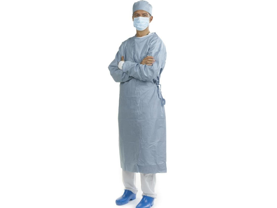 EURONDA Komfortní chirurgický ochranný oděv Softesse® - světle modrý, vel. XL, 12ks (270410)