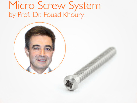 MEISINGER Micro Screw 3 x Ø1.2 - 10mm, by Prof. Dr. Fouad Khoury