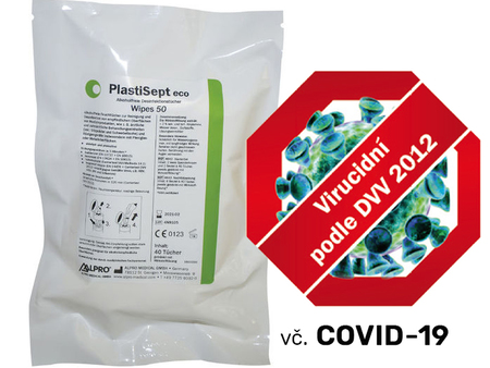 Alpro PlastiSept Wipes 30 eco - Náhradní dezinfekční ubrousky na citlivé povrchy a plasty