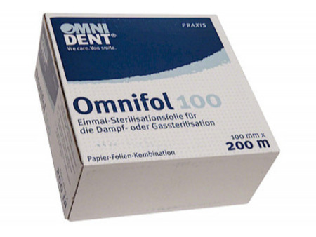 Omnifol - jednorázová sterilizační fólie, 100mm x 200m 26422