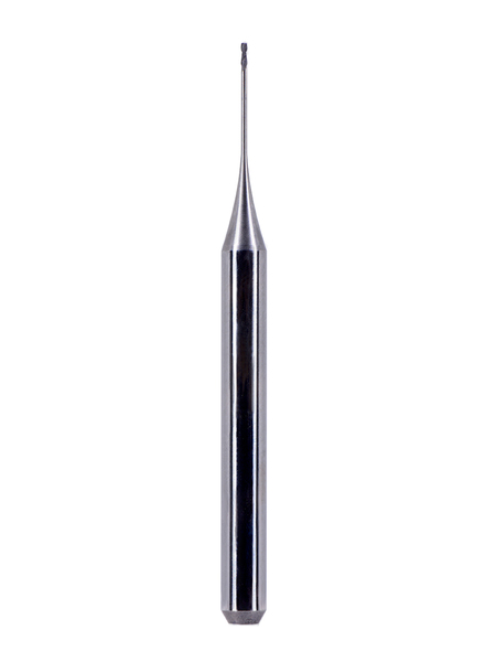 Prémiová CAD/CAM fréza potažená diamantem pro zirkon, průměr 0,6mm, rov.čelo, dl.krčku 11mm (200.10.108)