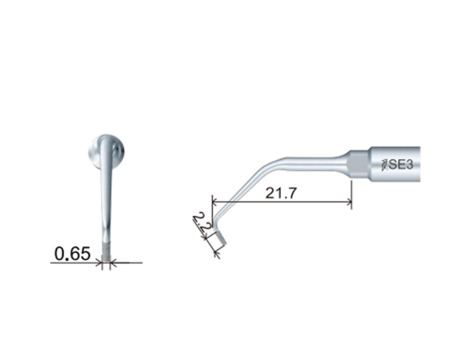Woodpecker SE3 piezochirurgická koncovka