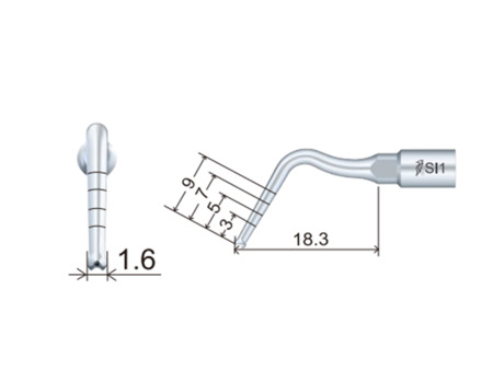 Woodpecker Si1 piezochirurgická koncovka