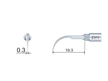 Woodpecker SP2 piezochirurgická koncovka