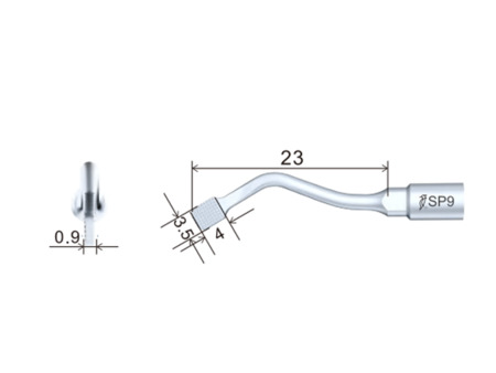 Woodpecker SP9 piezochirurgická koncovka