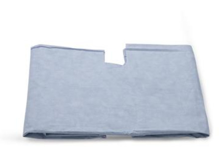 EURONDA Sterilní ochranný plášť s výřezem na odsávání, 5ks/bal, 133x200cm 270223