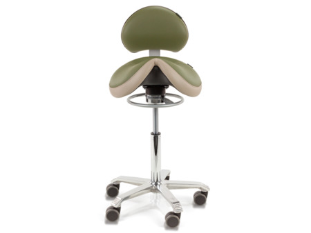 Stomatologická židle Sedlo Medical Jumper Balance s opěrkou