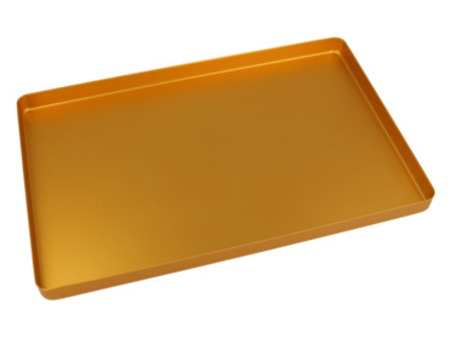 Euronda neperferovaná kazeta (tácek bez víka), 284 x 183 x 17mm, žlutá (20620026)