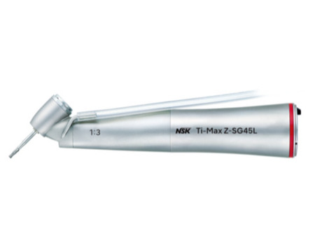 1:3-45° NSK Ti-Max Z-SG45L- Světelné chirurgické titanové kolénko (C1107)